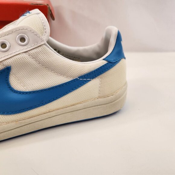 Nike Meadow 7342 White/Light Blue 1980s NEW OLD STOCK Mens Size 8 1/2 - Picture 5 of 16